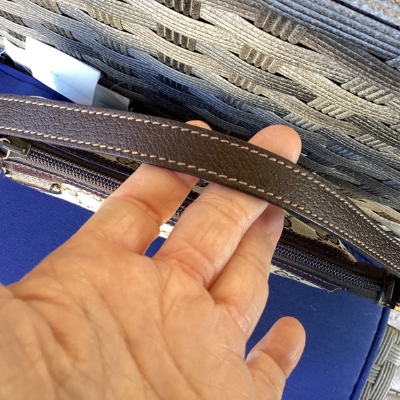 Authentic Gucci Abbey Pochette small Shoulder bag canvas vintage - Picture 14 of 14